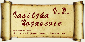 Vasiljka Mojašević vizit kartica
